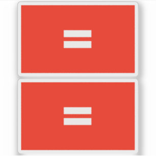 Pegatina Bandera de Orgullo de Igualdad