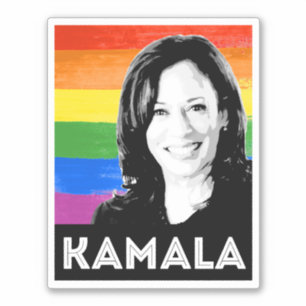 PEGATINA BANDERA DE ORGULLO DE KAMALA