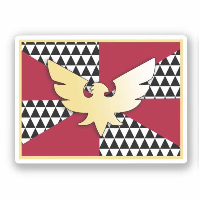 Pegatina Bandera de Orgullo Drag (Anverso)