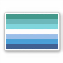 Bandera de Orgullo Gay Masculino (Azul)