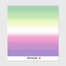 Pegatina Bandera de orgullo Gradient Genderfae – Bandera de