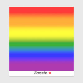 Pegatina Bandera de Orgullo LGBTQ+ de Gradiente Arcoíris -