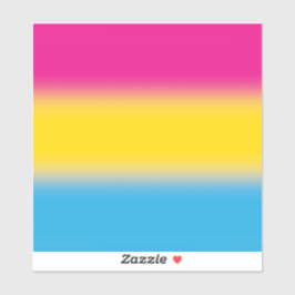 Pegatina Bandera de Orgullo Pansexual con Gradiente – Bande