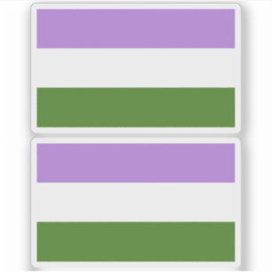 Pegatina Bandera de Orgullo Queer