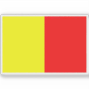 Pegatina Bandera de Orléans, Francia