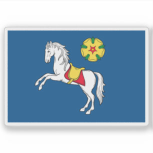 Pegatina Bandera de Ostrava, República Checa