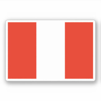 Pegatina Bandera de Perú