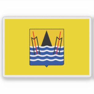Pegatina Bandera de Pointe-Noire, República del Congo