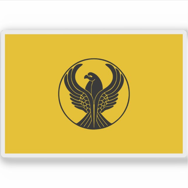 Pegatina Bandera de Pontus (Anverso)