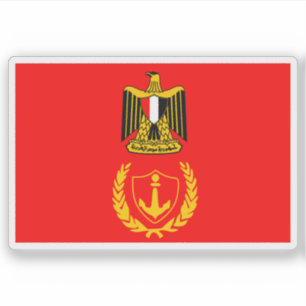 Pegatina Bandera de Port Said (v2), Egipto