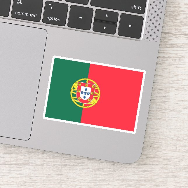 Pegatina Bandera de Portugal (Detalle)