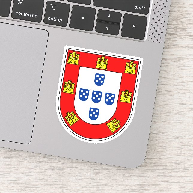 Pegatina Bandera de Portugal (Detalle)