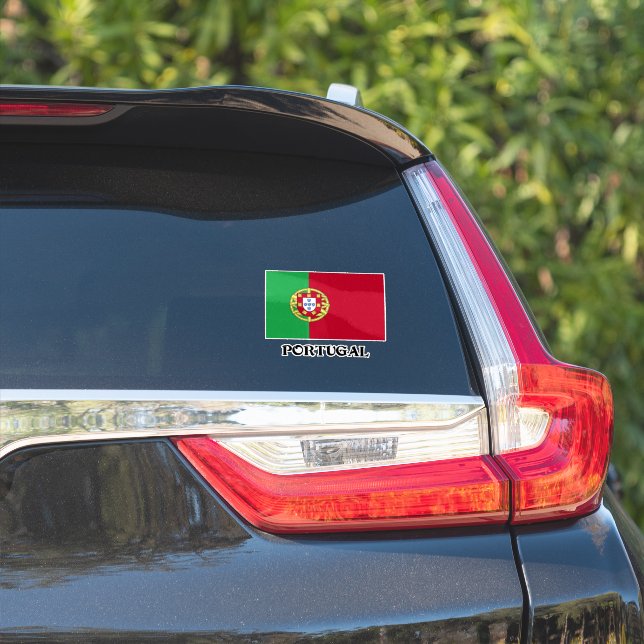 Pegatina Bandera de Portugal (Lado del coche)