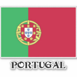 Pegatina bandera de portugal