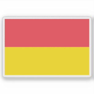 Pegatina Bandera de Pretoria, la República de Sudáfrica