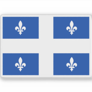 Pegatina Bandera de Quebec