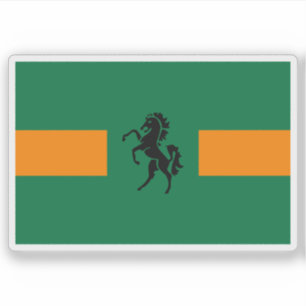 Pegatina Bandera de QwaQwa, la República de Sudáfrica