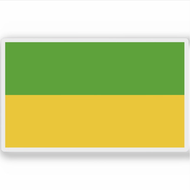 Pegatina Bandera de Recklinghausen, Alemania (Anverso)
