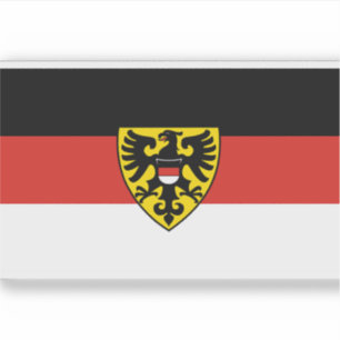 Pegatina Bandera de Reutlingen, Alemania