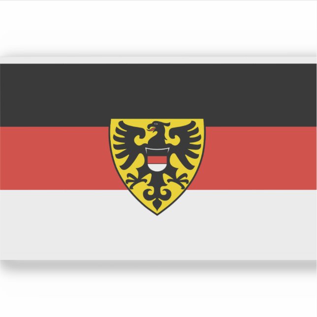Pegatina Bandera de Reutlingen, Alemania (Anverso)