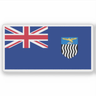 Pegatina Bandera de Rhodesia Septentrional (1911-1964), Zam