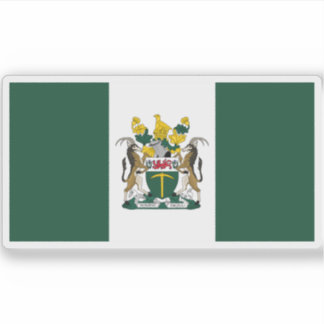 Pegatina Bandera de Rodesia (1968-1979), África