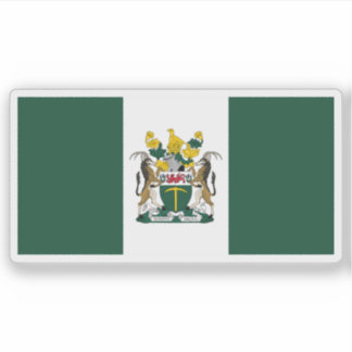 Pegatina Bandera de Rodesia (1968-1979), Zimbabwe