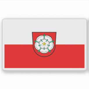 Pegatina Bandera de Rosenheim, Alemania