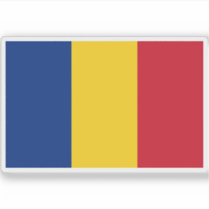Pegatina Bandera de Rumania