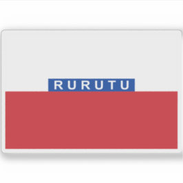 Pegatina Bandera de Rurutu