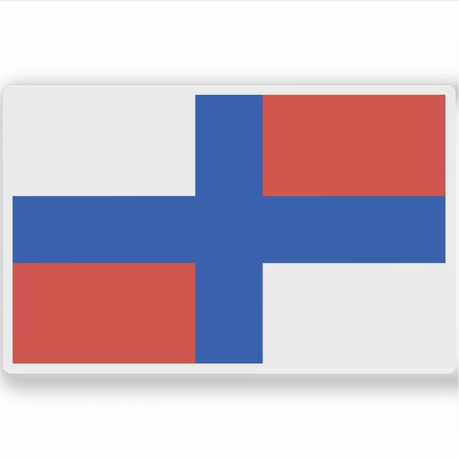 Pegatina Bandera de Rusia (1668-1693) (Anverso)