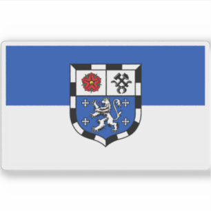 Pegatina Bandera de Saarbrücken