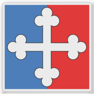 Pegatina Bandera de Saint-Maurice, Suiza