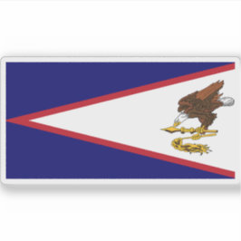 Pegatina Bandera de Samoa Americana, Estados Unidos