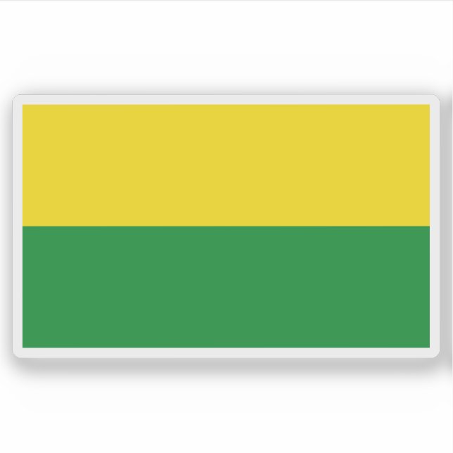 Pegatina Bandera de San Carlos, Costa Rica (Anverso)