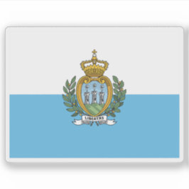 Pegatina Bandera de San Marino