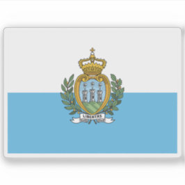 Pegatina Bandera de San Marino