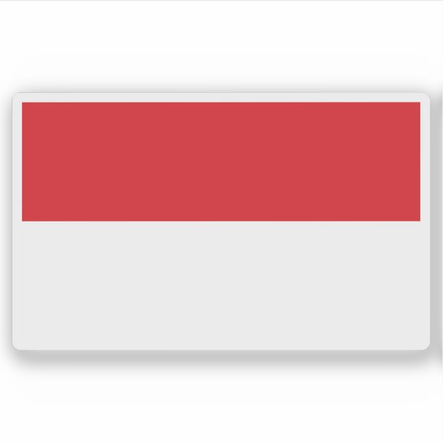 Pegatina Bandera de San Ramón (San Ramón), Costa Rica (Anverso)