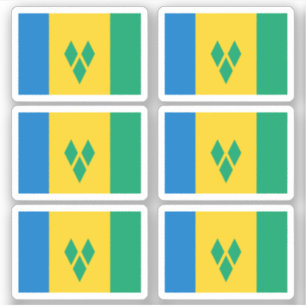 Pegatina Bandera de San Vicente