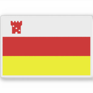 Pegatina Bandera de Santa Bárbara, California