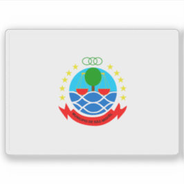 Pegatina Bandera de São Miguel, Cabo Verde (Cabo Verde)