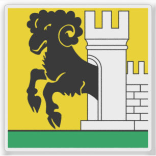 Pegatina Bandera de Schaffhausen (Suiza)