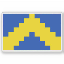 Pegatina Bandera de Sillamäe, Estonia