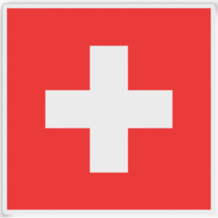 Pegatina Bandera de Suiza
