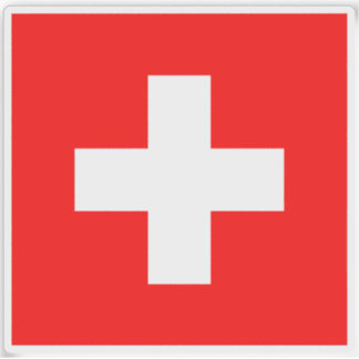 Pegatina Bandera de Suiza