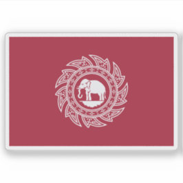 Pegatina Bandera de Tailandia (Siam, 1817–1855)