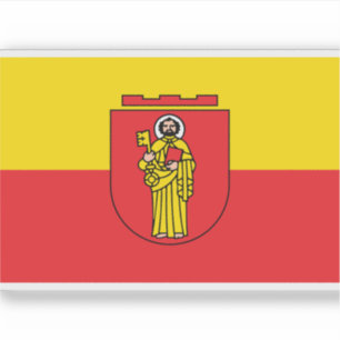 Pegatina Bandera de Trier, Alemania