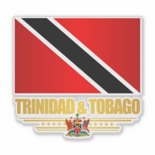 Pegatina Bandera de Trinidad y Tobago