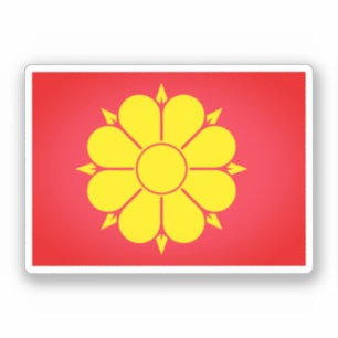 Pegatina Bandera de Trondheim, Noruega