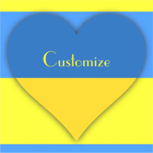 Pegatina Bandera de Ucrania azul Thunder_Cove